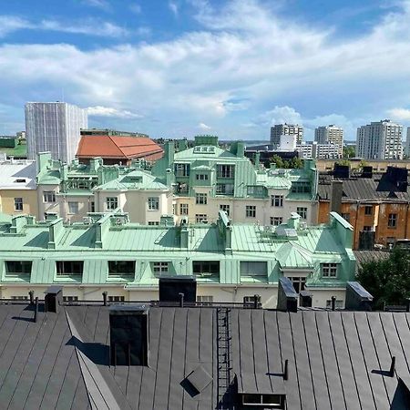 Studio Apartment, View Over The Roofs For The Sunrise Helsingfors Exteriör bild