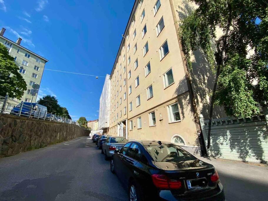 Studio Apartment, View Over The Roofs For The Sunrise Helsingfors Exteriör bild